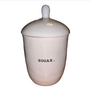 Rae Dunn Sugar Bowl Typewriter Ceramic Canister